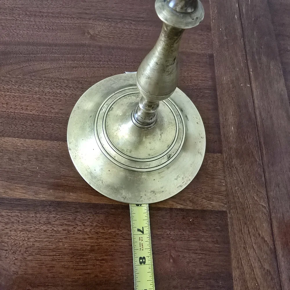 Antique Brass Five Branch Candelabra‎ ''Lions of Judah'' Judaic Candle Holder